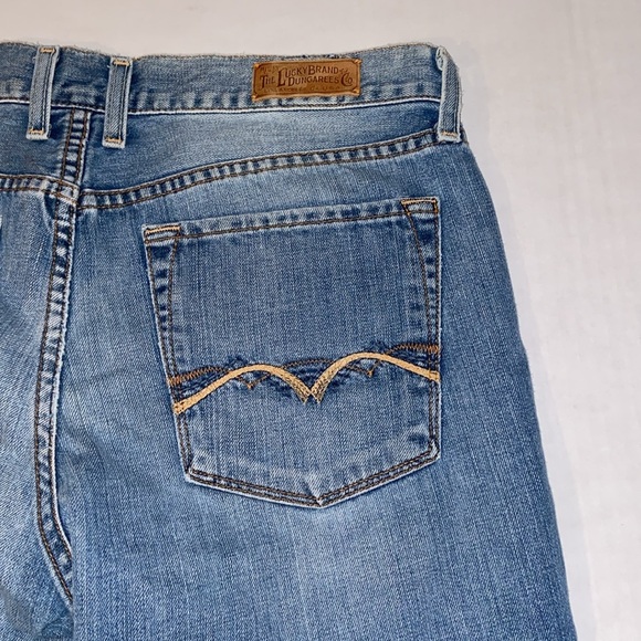 Lucky Brand Women’s Size 12 / 31 Sugar Baby Crop Denim Blue Jeans - Picture 8 of 14